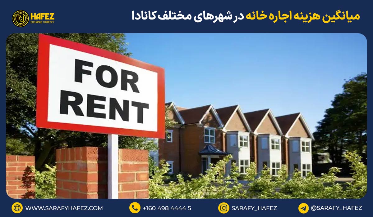 میانگین هزینه اجاره خانه در شهرهای مختلف کانادا