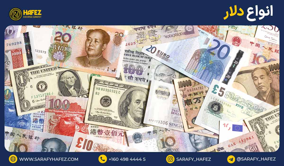 معرفی و بررسی 6 نوع از کاربردی ترین دلار ها در دنیا