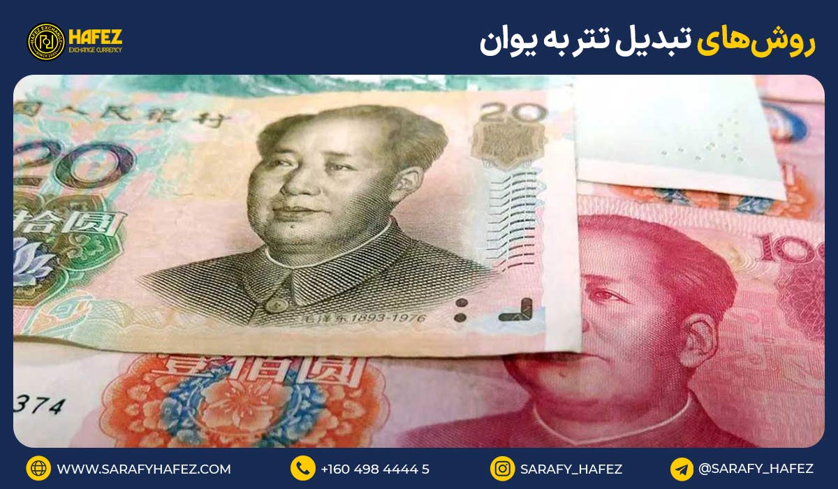 روش‌های تبدیل تتر به یوان 