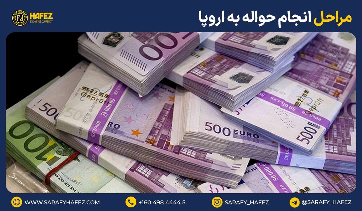 مراحل انجام حواله به اروپا