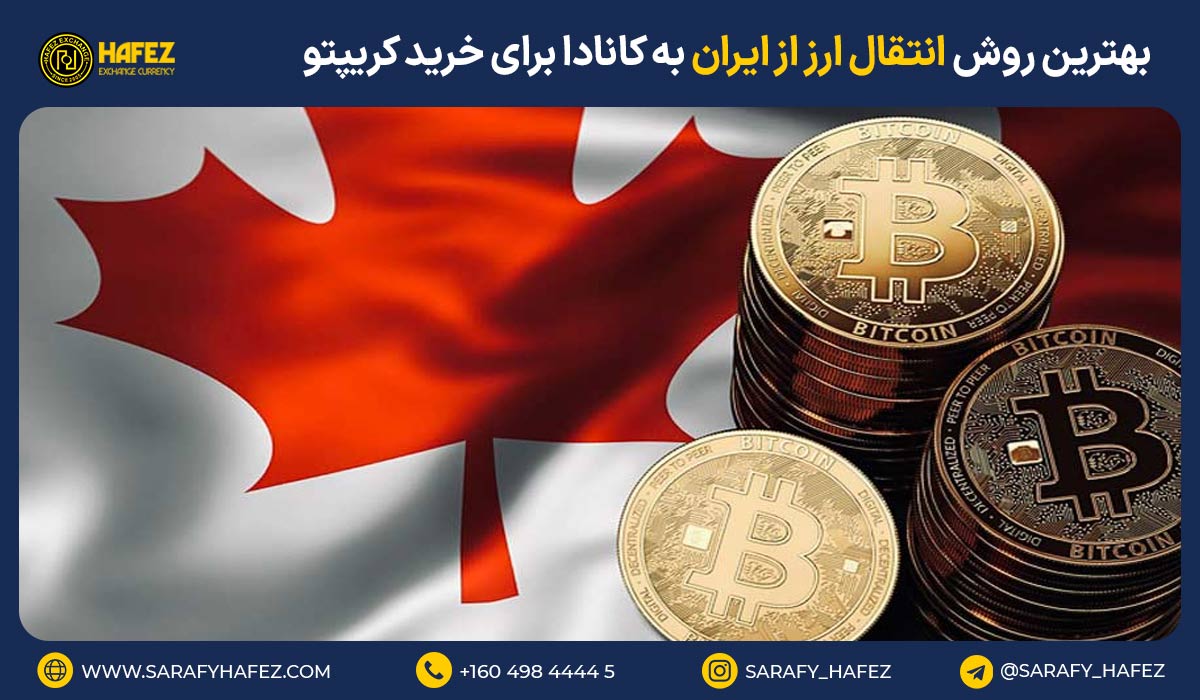 بهترین روش انتقال ارز از ایران به کانادا برای خرید کریپتو