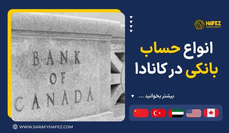 انواع حساب بانکی در کانادا