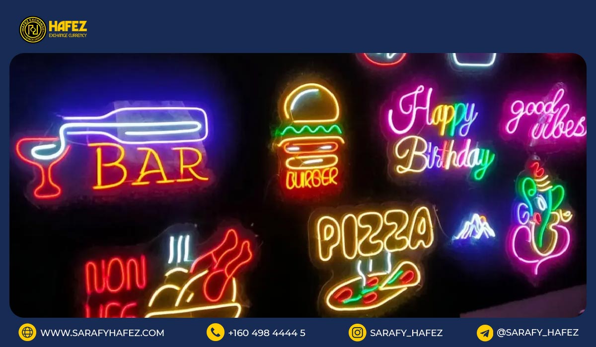 تابلو نئون سفارشی