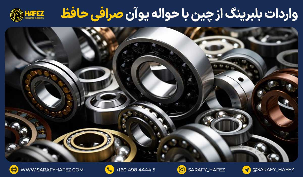 واردات بلبرینگ از چین با حواله یوآن صرافی حافظ