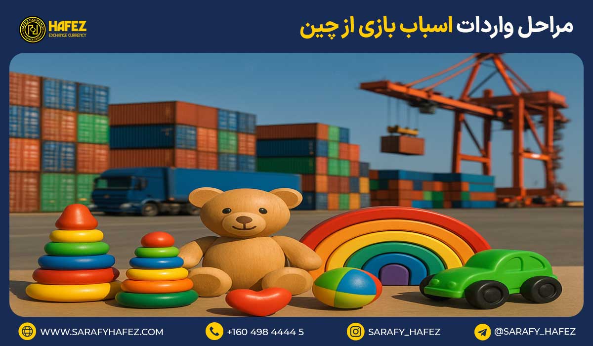 مراحل واردات اسباب بازی از چین