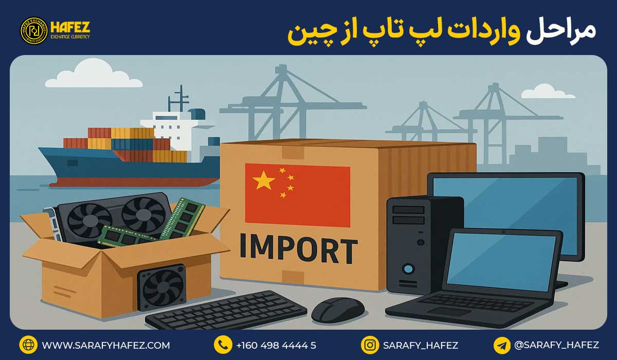 مراحل واردات لپ تاپ از چین