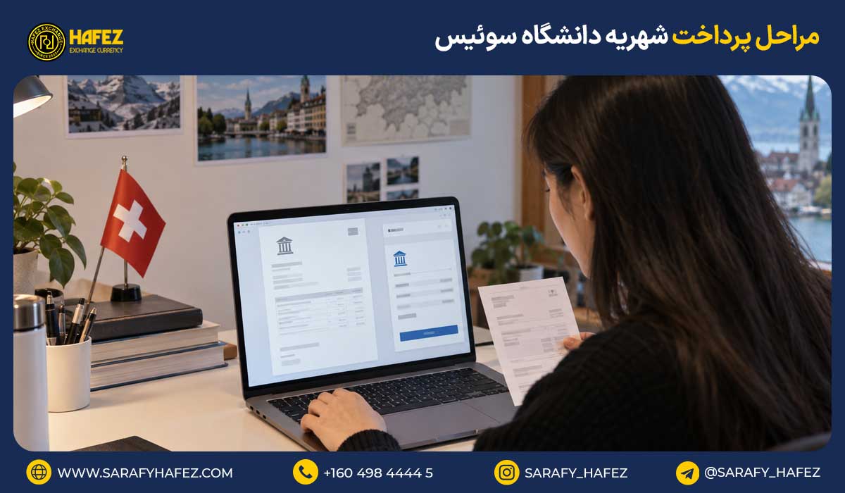 مراحل پرداخت شهریه دانشگاه سوئیس